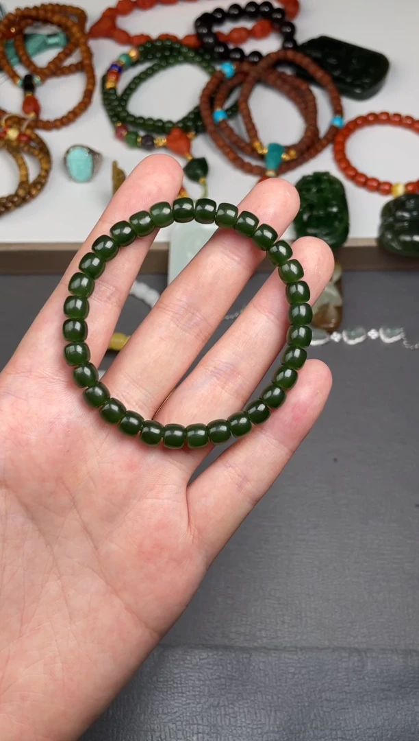 和田玉未镶嵌手链手链