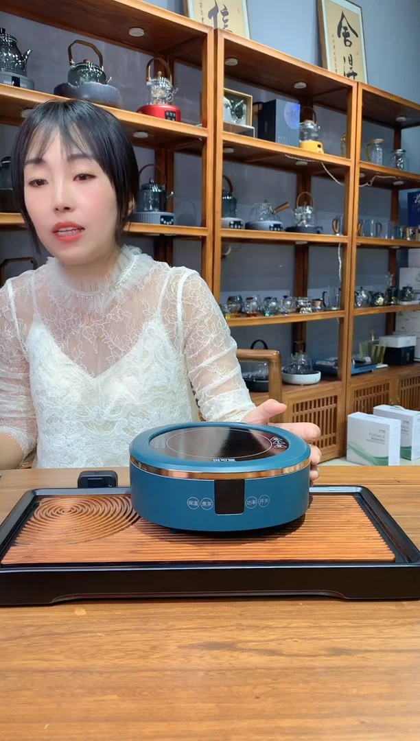 水晶玻璃无盖款悦可堂绿