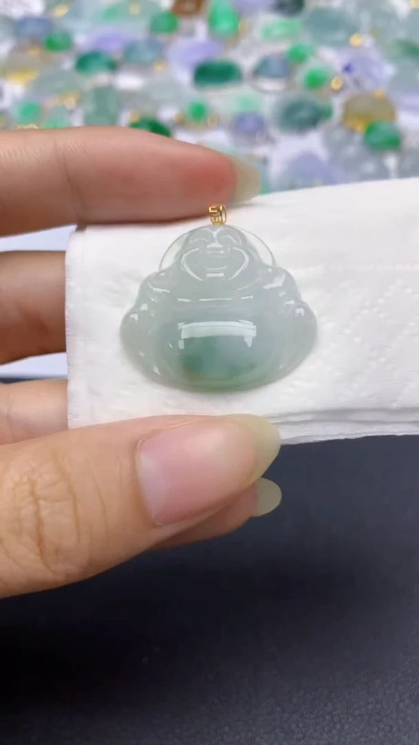 颈饰未镶嵌翡翠天然缅甸a货翡翠百元以上9元证书费自理