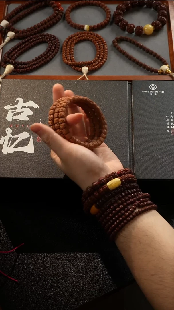 手串金刚菩提藏切佛手单圈8mm＋