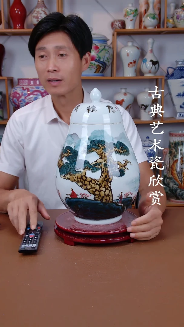 瓶景德镇手工手绘陶瓷摆件31