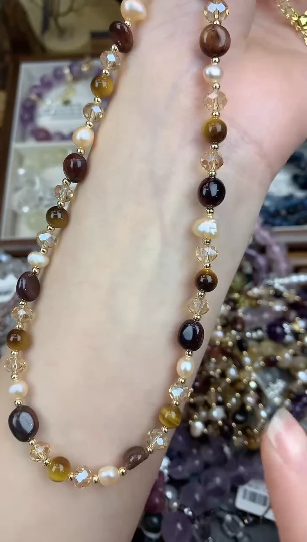 【闪购商品】石英质玉项链未镶嵌1402