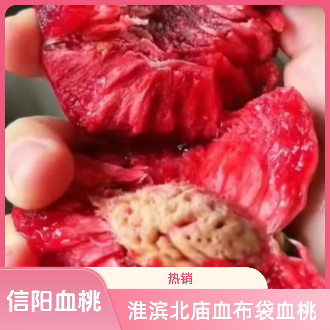 （3斤）信阳淮滨血布袋桃现摘现发血桃软糯香甜
