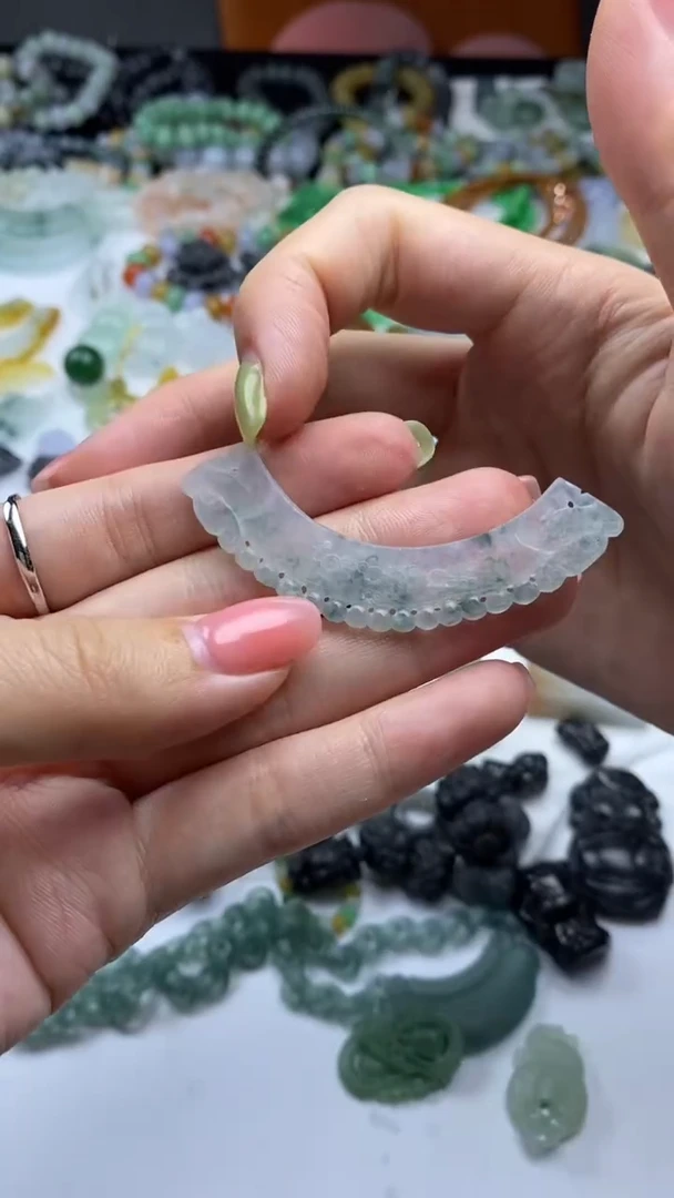 定制翡翠未镶嵌毛货定制不退不换