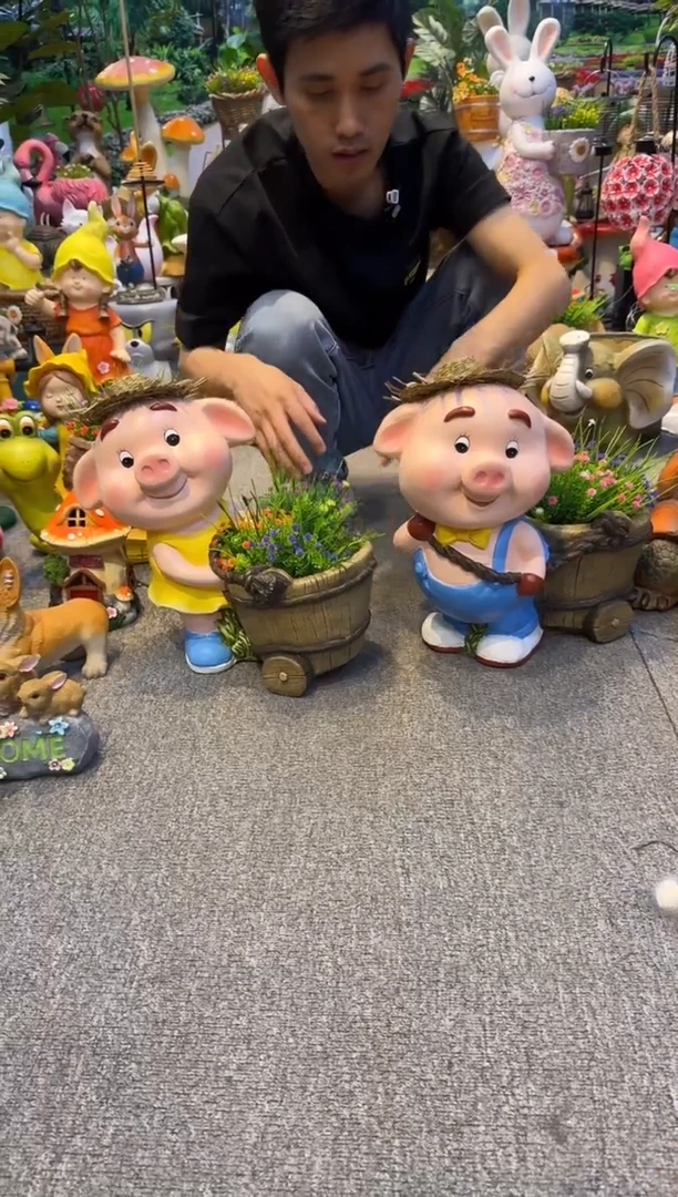 无花朵花园庭院摆件&002&