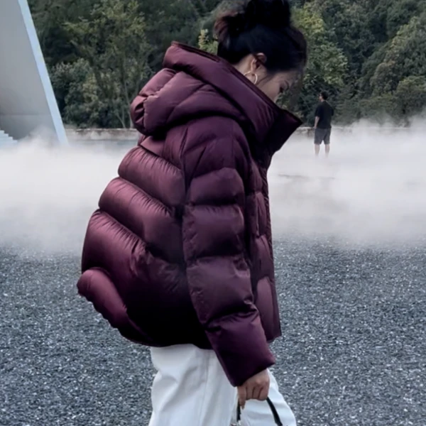 【Xanaicoco】25年冬季新款95白鹅绒加厚时尚短款鹅绒服188款