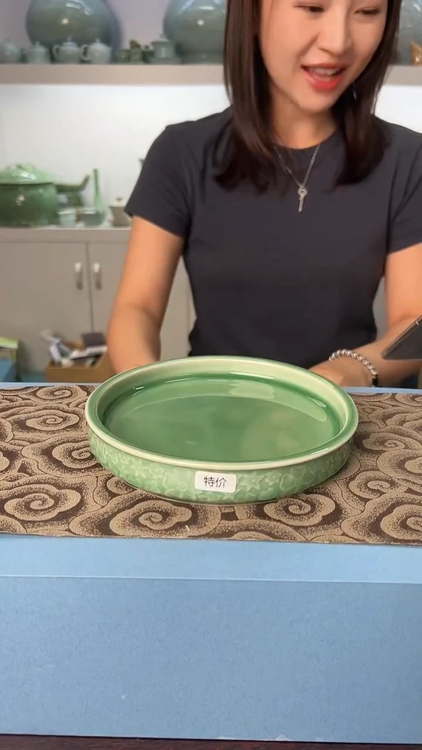 龙泉云间青瓷小米茶器