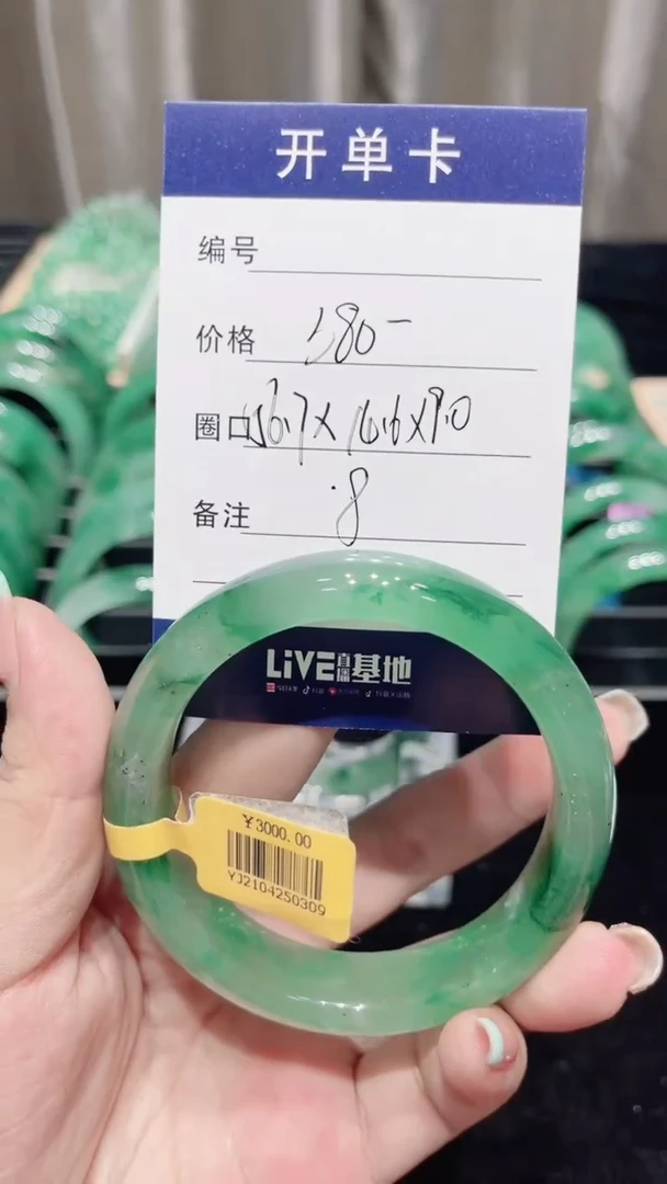 石英质玉（非洲翠）未镶嵌颈饰手镯56.7