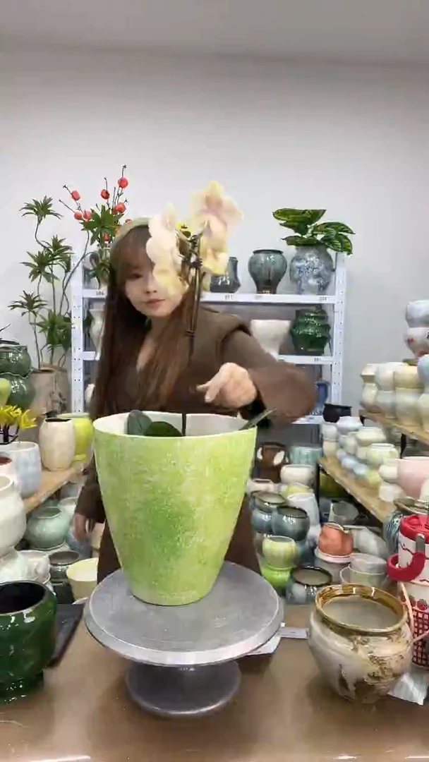 11.23陶瓷花盆直播链接高.   27  口25