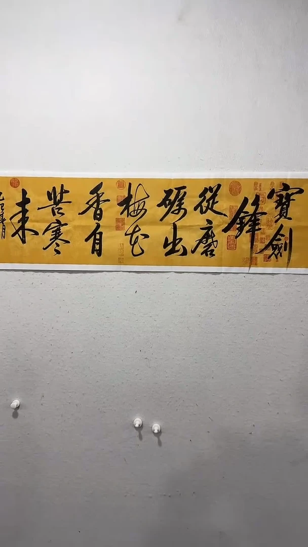 【闪购商品】书法陈付增《宝剑锋从磨砺出》书法