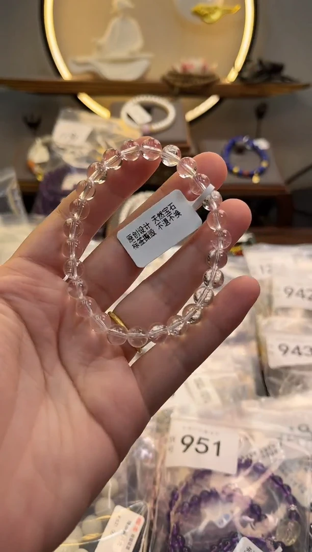 未镶嵌手链水晶 货号952