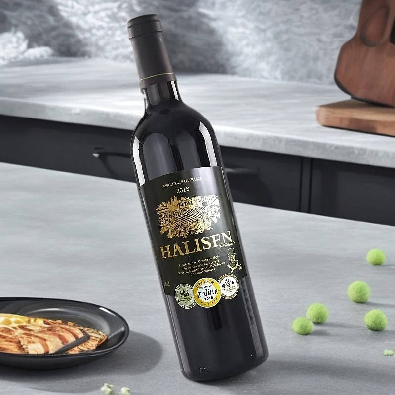 哈里森·古堡干红葡萄酒13%vol750ML单只泡沫装