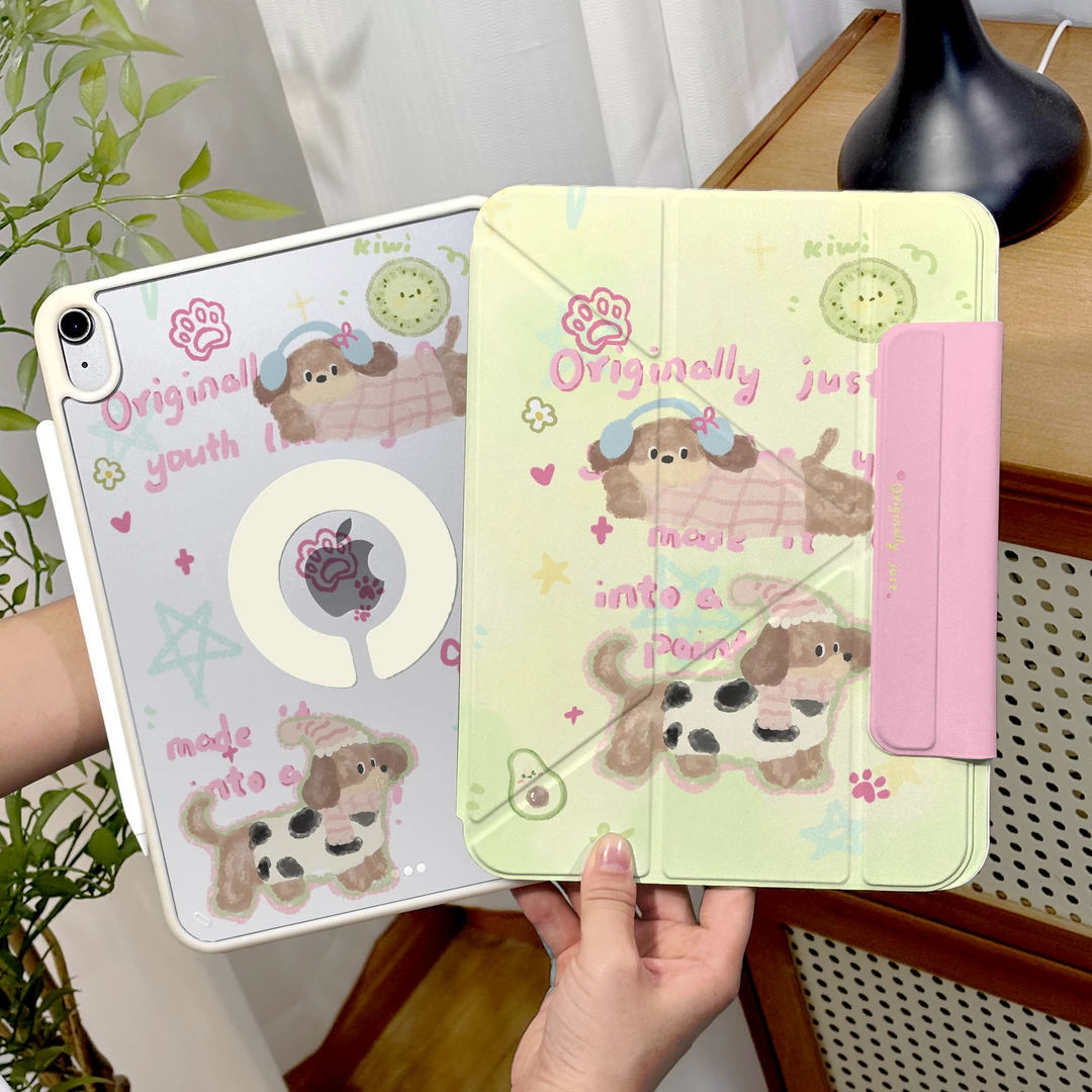 两只腊肠犬【3+Y-磁吸拆分】iPad12.9寸卡通7全包pro2025保护壳air6