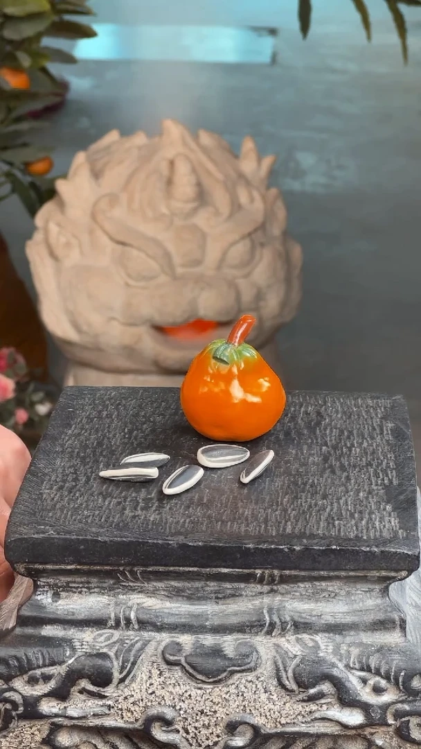 陶瓷手工捏塑摆件