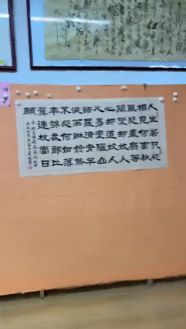 书法人生若植入初见作品