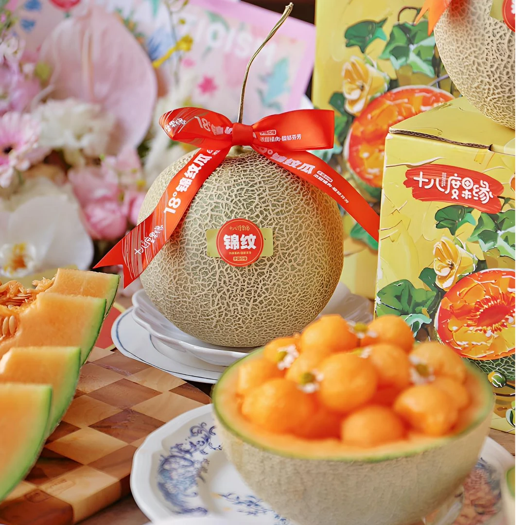 【盾哥严选】海南橘肉锦纹瓜 顺丰包邮