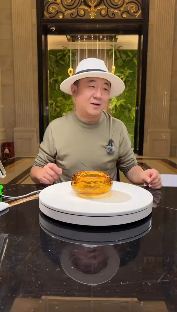 【闪购商品】摆件AJ01009琥珀色小果碗