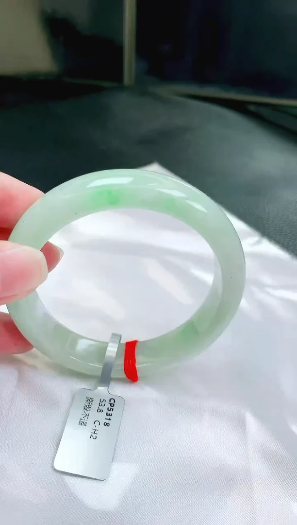 未镶嵌手镯翡翠缅甸天然A货翡翠手镯5354