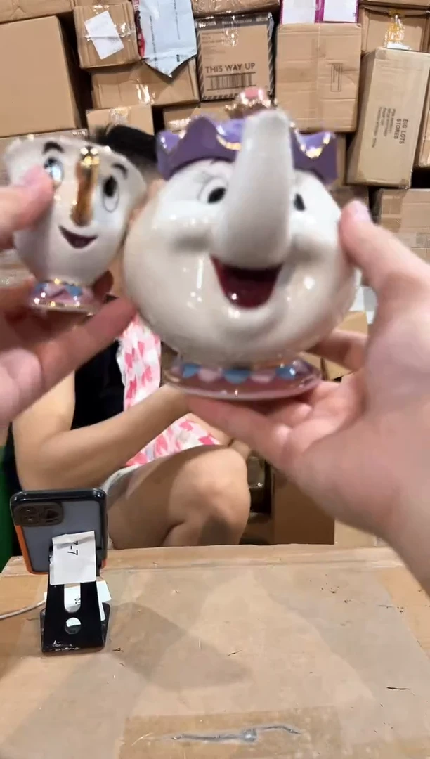 瓷片茶壶太太一壶一杯