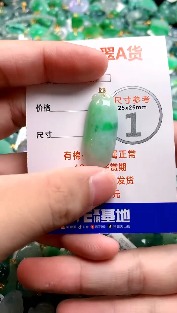 颈饰18K金镶嵌翡翠0500039887