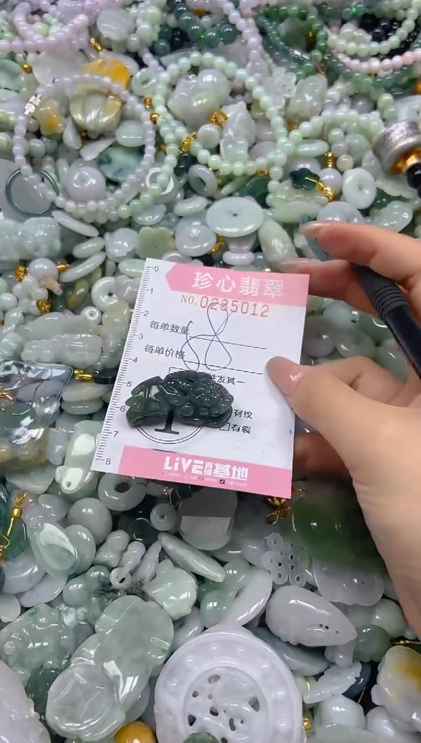 翡翠未镶嵌颈饰闪购0285012