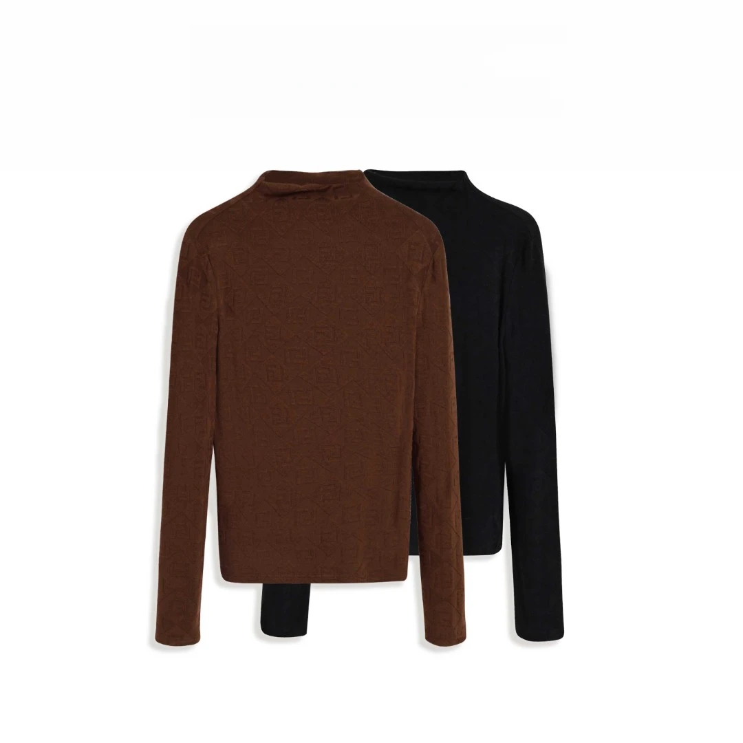 时尚修身秋冬新款洋气百搭高领打底衫长袖内搭女装上衣VE0004修身