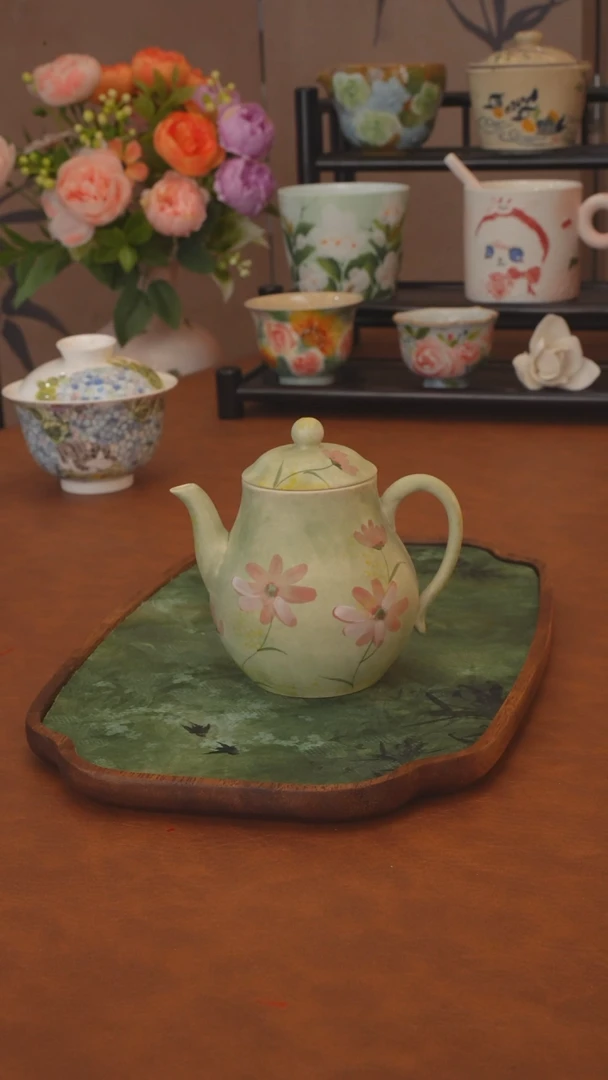 粉雏菊系列 梨型壶