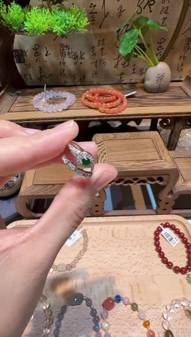 未镶嵌戒指翡翠手饰@@