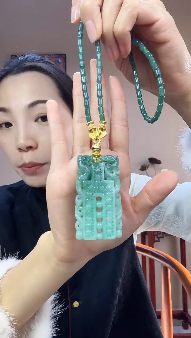 【闪购商品】翡翠颈饰未镶嵌特色原创翡翠颈饰