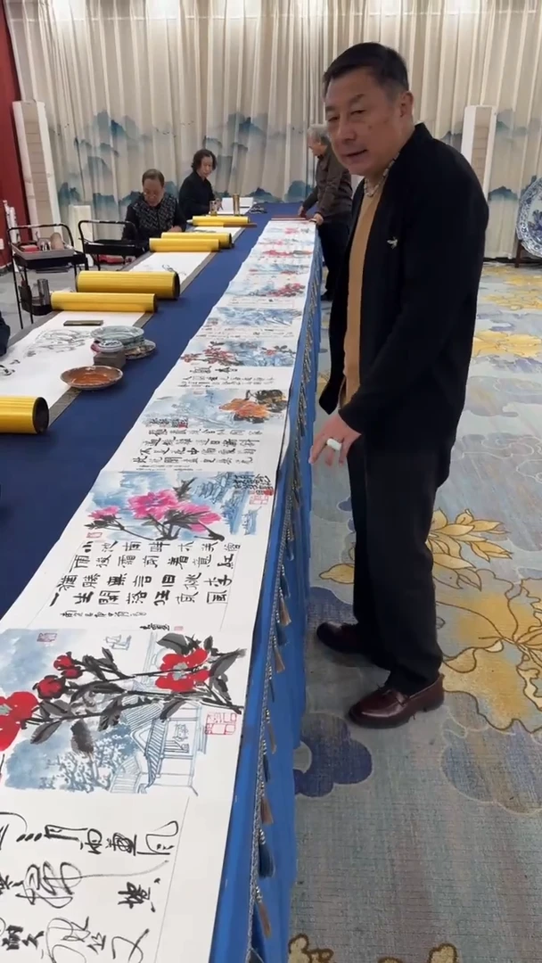 书法张建平 12花令册页