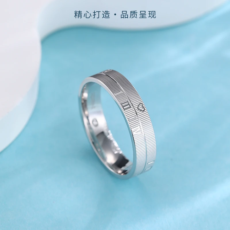 【瑞梦缘】PT990铂金 轻奢时尚戒指气质时尚轻奢简约大气CQ1165A