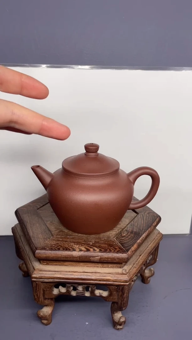 【闪购商品】紫砂茶壶底槽清  笠帽水平