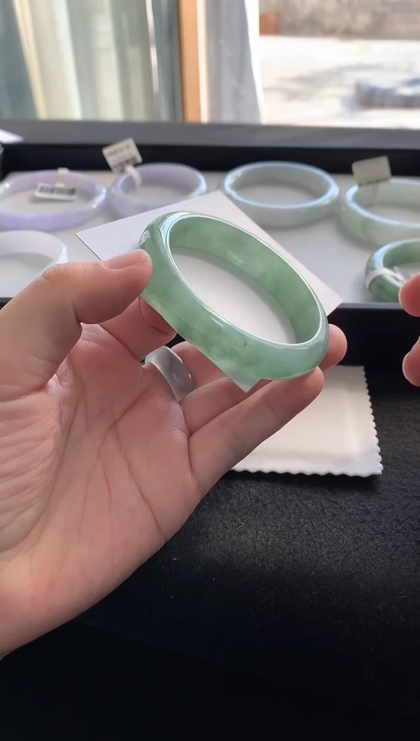 未镶嵌手镯翡翠56正圈买断A5732