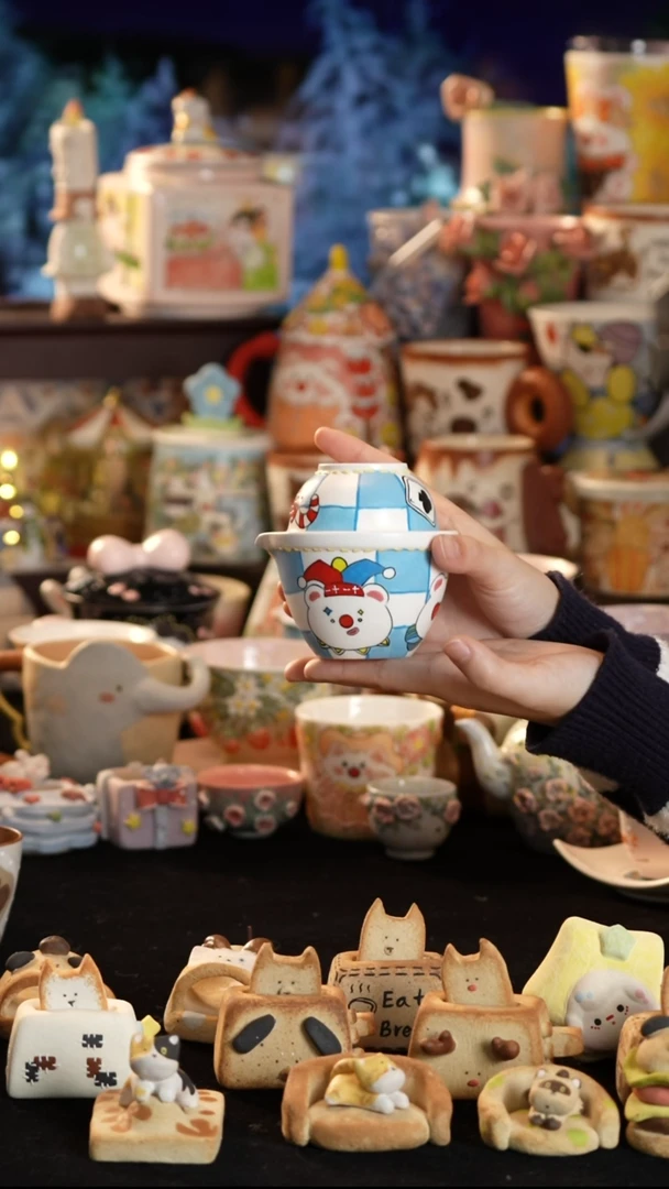 其他陶景德镇釉下彩手绘设计师款陶瓷