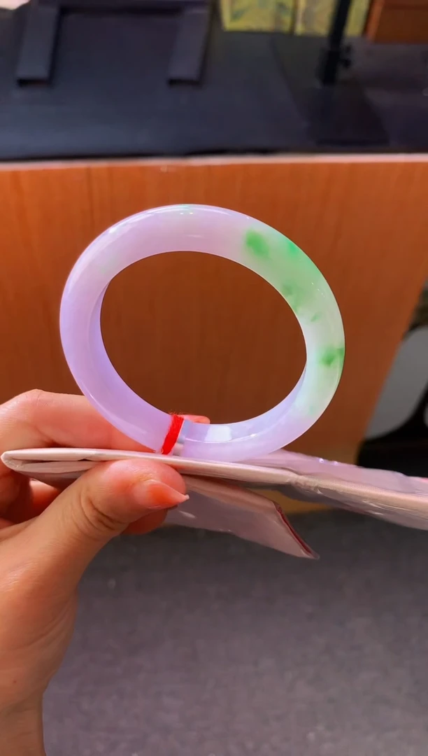 未镶嵌手镯翡翠-Q160 圈口52.8