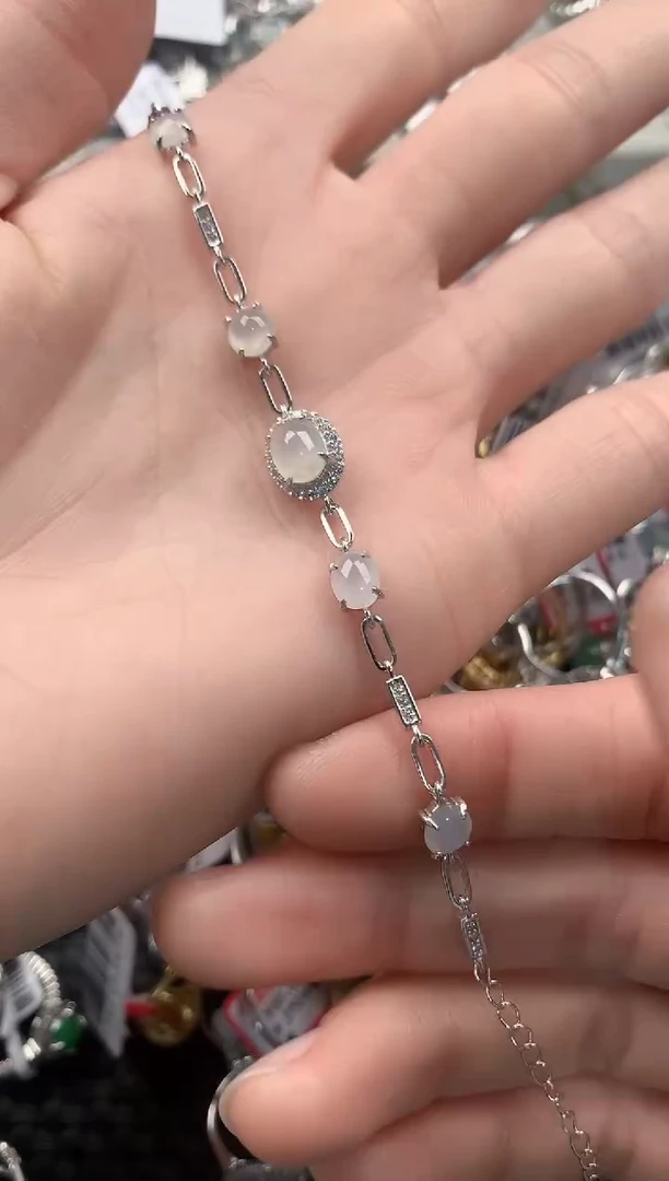 银S925镶嵌戒指翡翠333   1