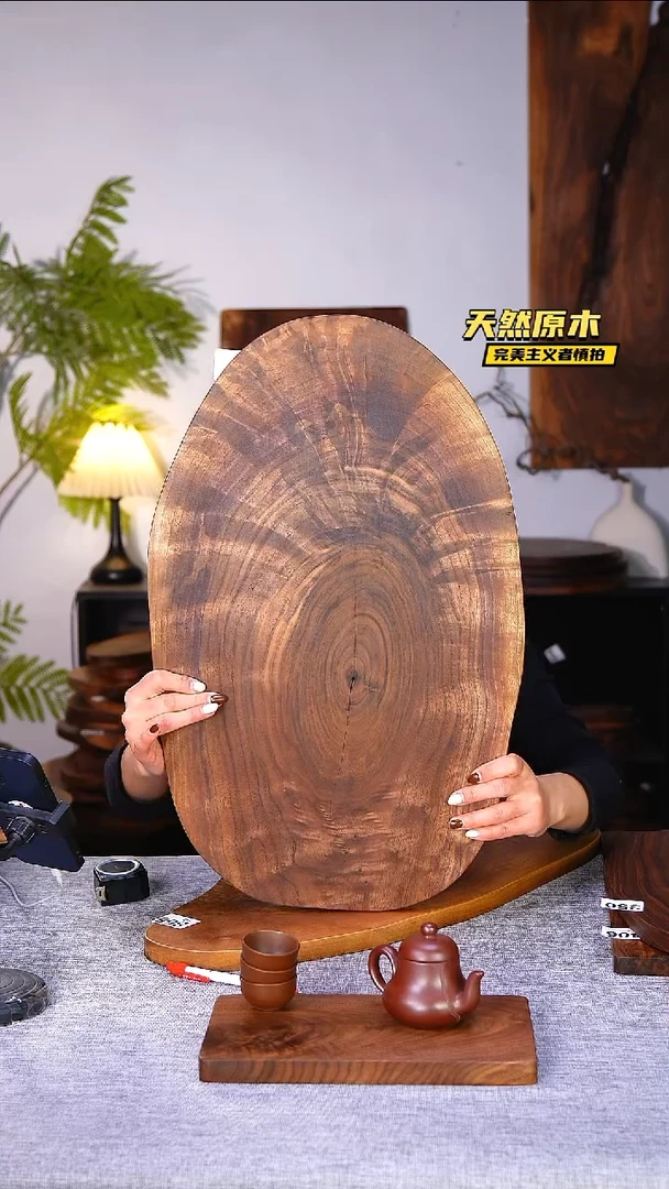 木北美黑胡桃原木.干裂疤结不属于商品质量问题完美主义者慎拍