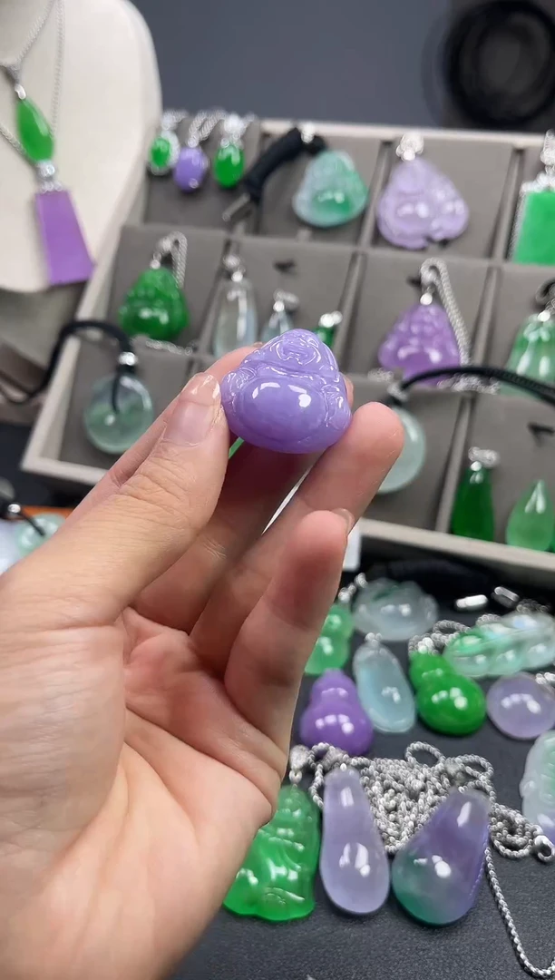 颈饰未镶嵌翡翠  所见即所得 一图一物