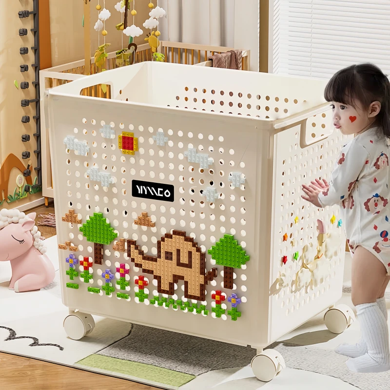 儿童玩具收纳筐大容量宝宝玩偶公仔毛绒娃娃积木整理箱玩具收纳箱