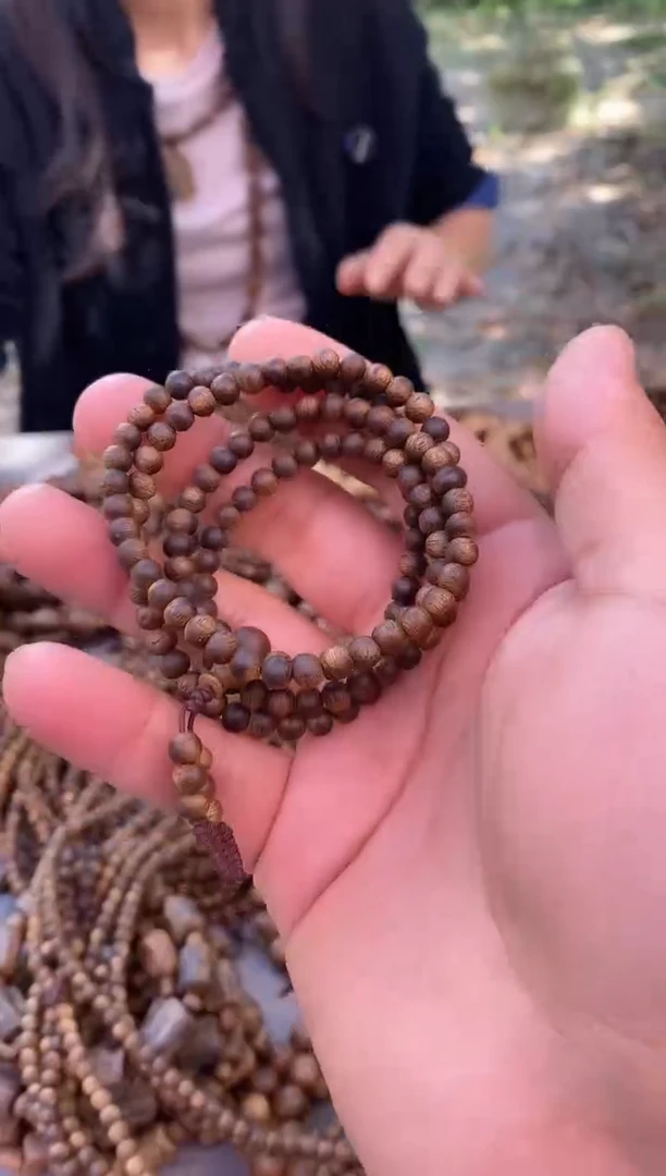 【闪购商品】沉香手串05圆珠多圈棋楠手串#10