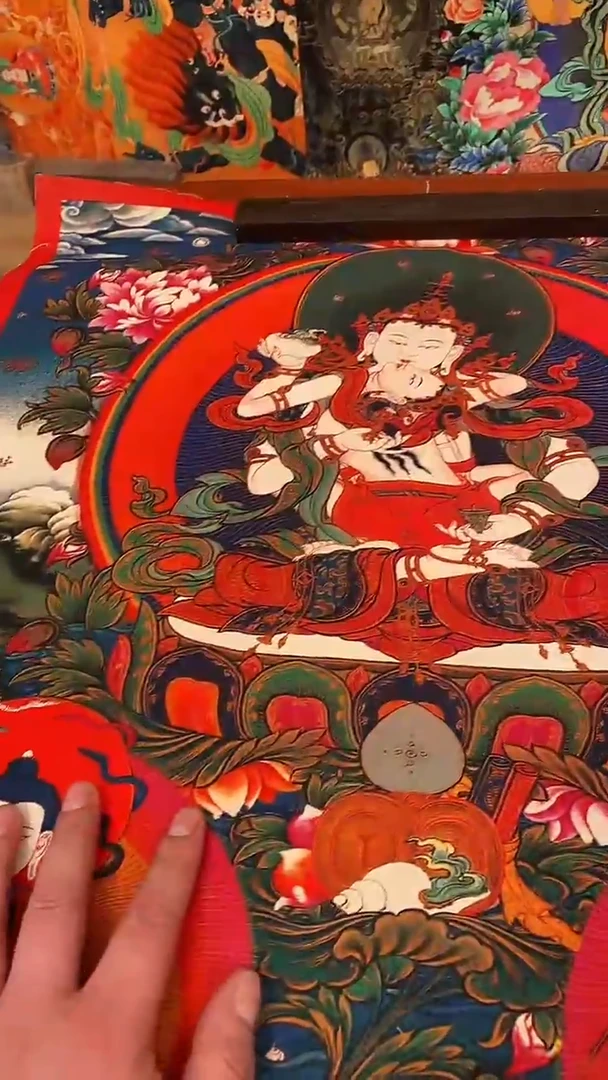 装裱画精美唐卡tk16018