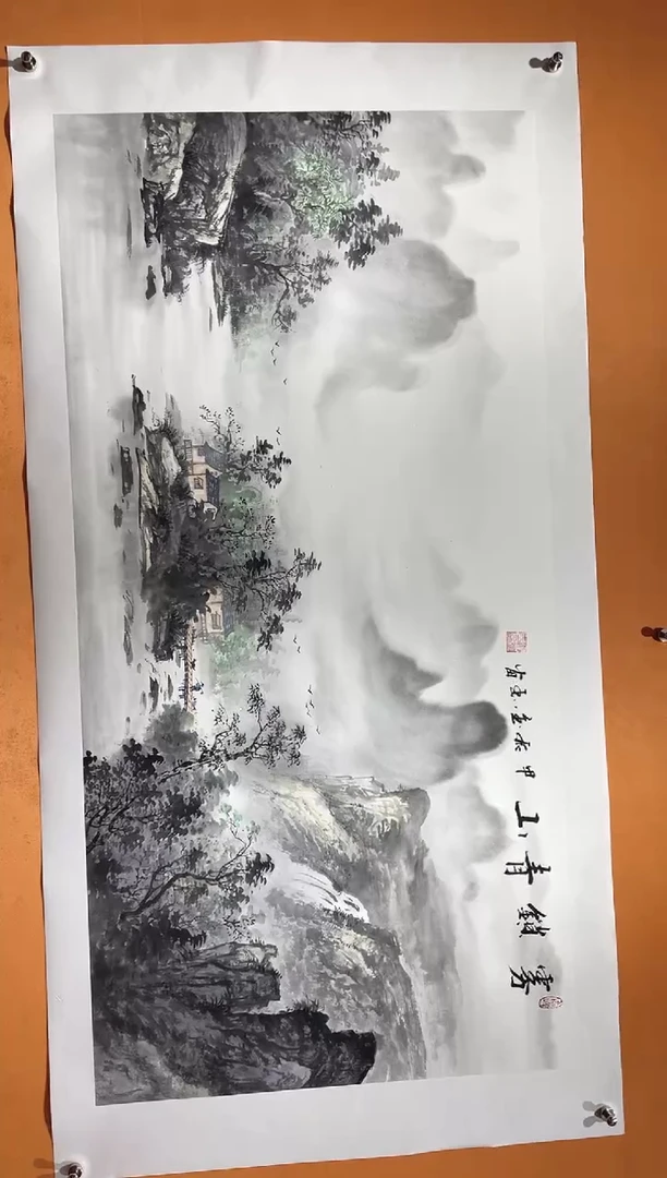 国画刘金玉教授亲笔手绘