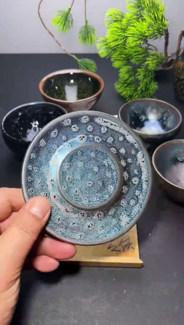 茶盏94  叶紫建盏