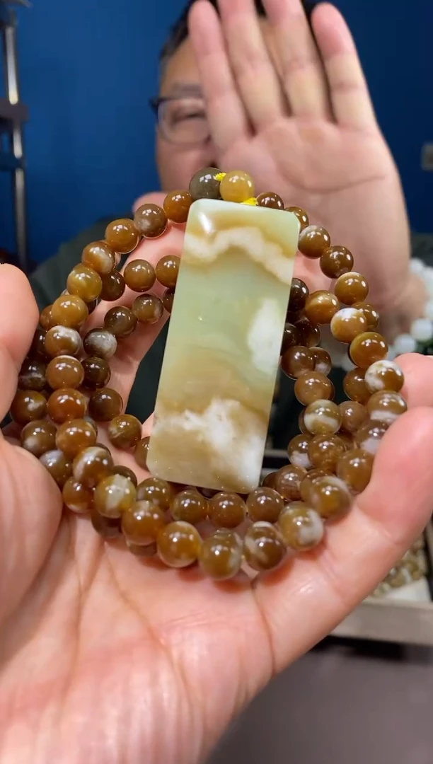 未镶嵌手链和田玉颜色多样性发货拍一发一