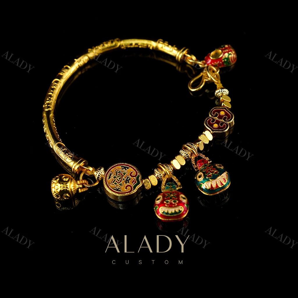 合金手链 【吞金兽】幸福半镯款吞金兽手链