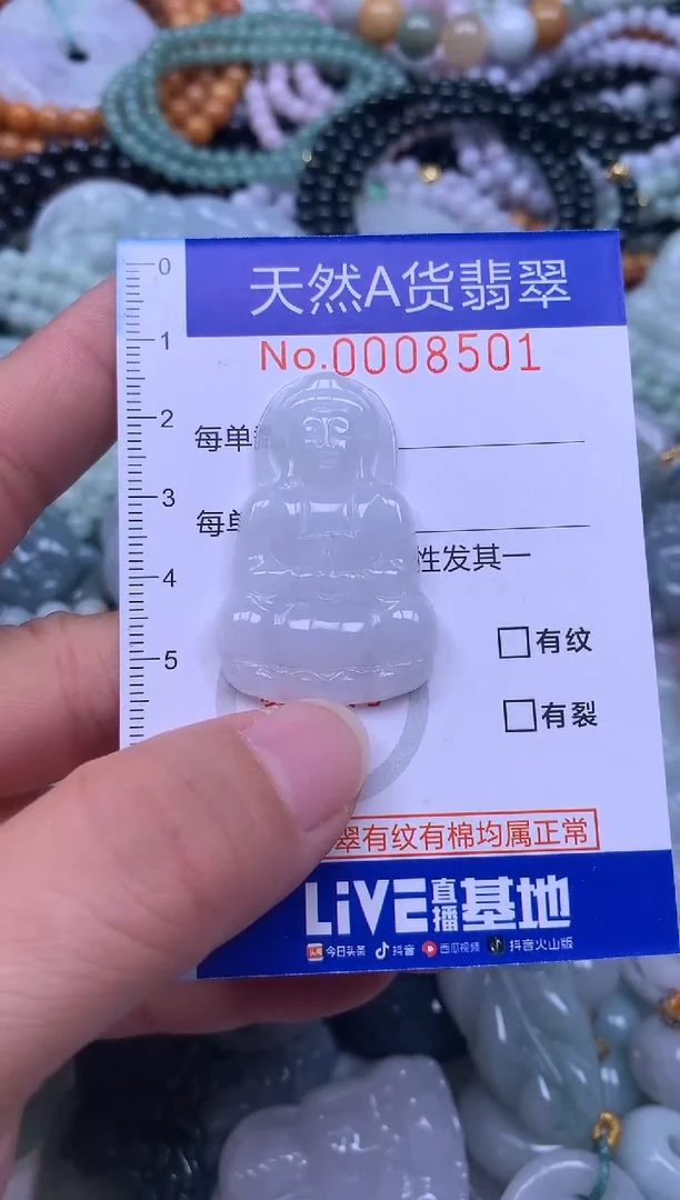 颈饰未镶嵌翡翠天然翡翠