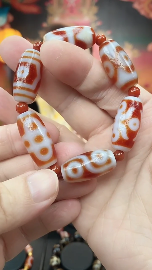 【闪购商品】玛瑙/玉髓手串未镶嵌玛瑙多宝手串