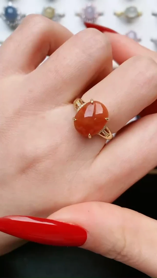 【闪购商品】翡翠戒指银S925镶嵌....1