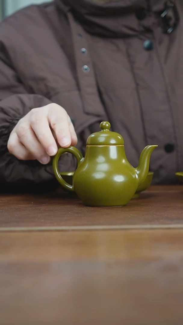 【闪购商品】杯景德镇茶叶末思亭壶