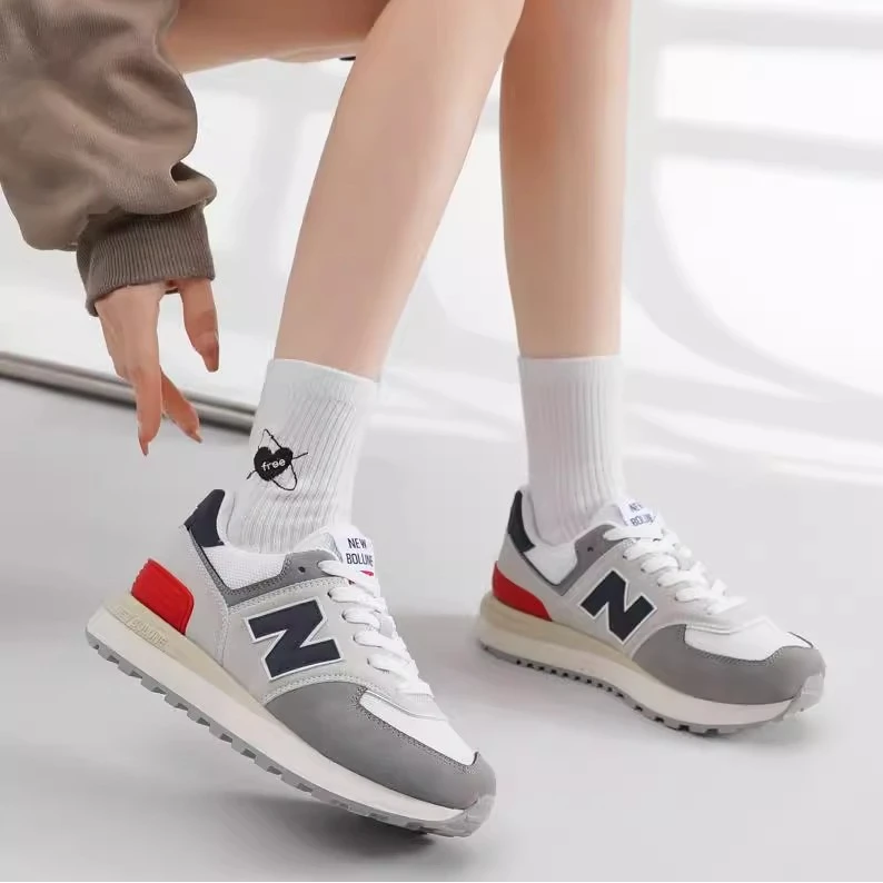 NEW BOLUNE/新百伦2025新款增高休闲N字574运动鞋情侣百搭男女鞋